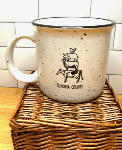 Luma Vintage Sonoma County Mug 15 oz - White