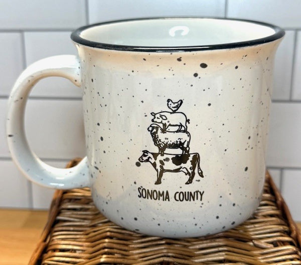 Luma Vintage Sonoma County Mug 15 oz - White