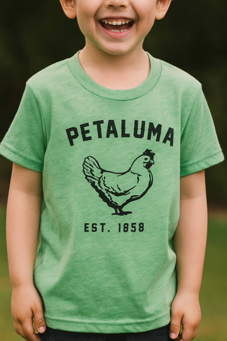 Green Kids Luma Vintage Petaluma Chicken Shirt