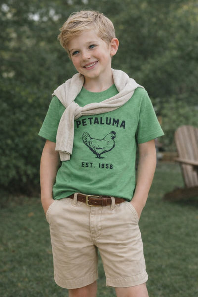 Green Kids Luma Vintage Petaluma Chicken Shirt