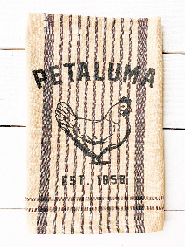 Luma Vintage Petaluma Chicken Tea Towel - Burberry Plaid
