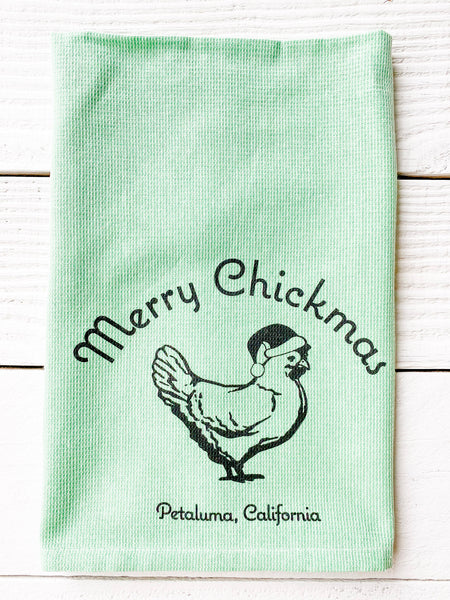 Merry Chickmas Petaluma Luma Vintage Green