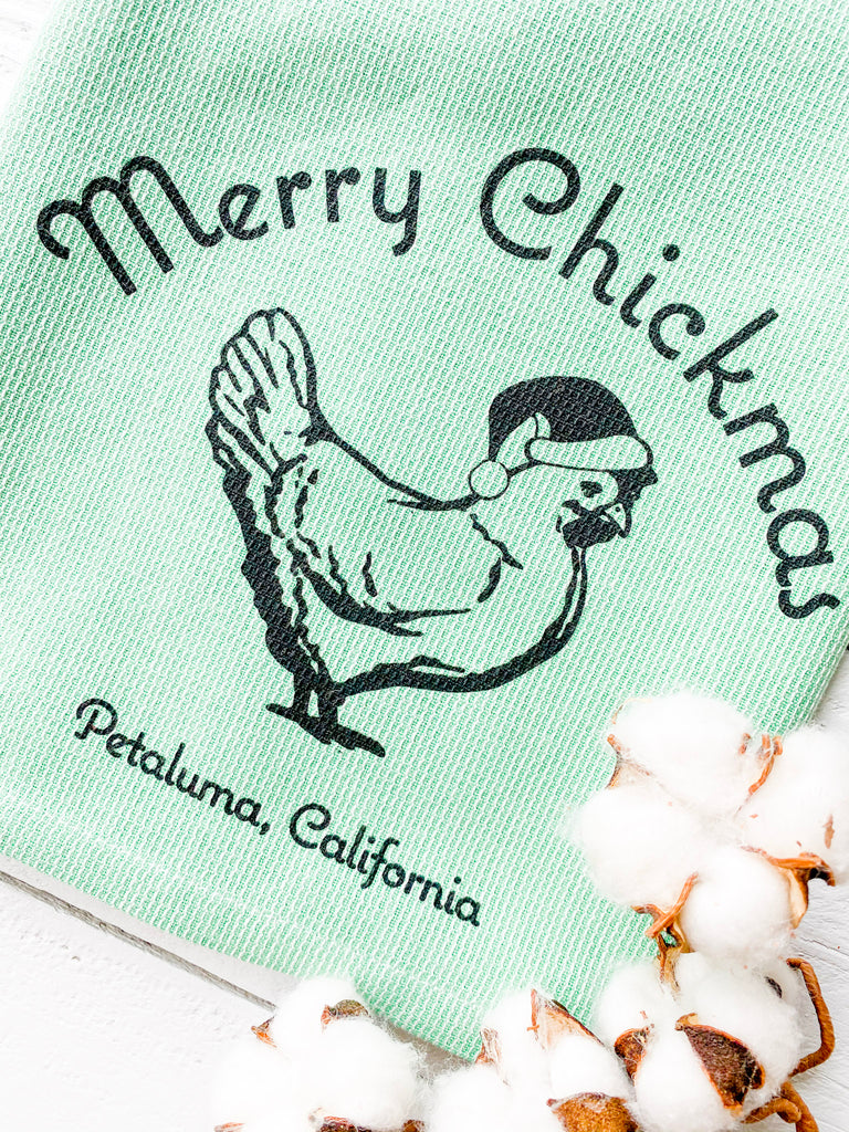 Merry Chickmas Petaluma Luma Vintage Green