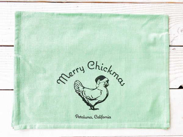 Merry Chickmas Petaluma Luma Vintage Green