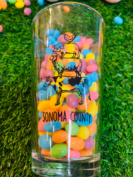 Sonoma County Pint Glass