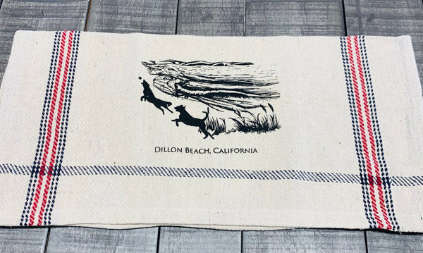 Dillion Beach Tea Towel - Rustic