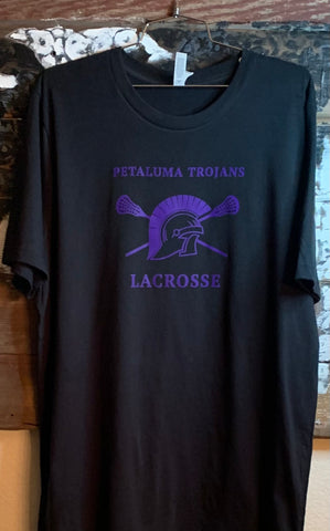 Petaluma Lacrosse  Crewneck- Black