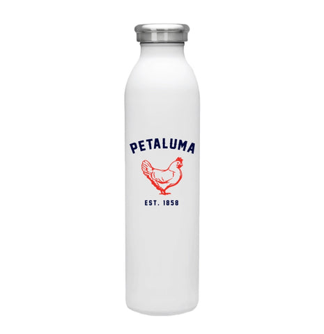 Stainless Steel Vacuum Insulated Water Bottle with Petaluma Chicken