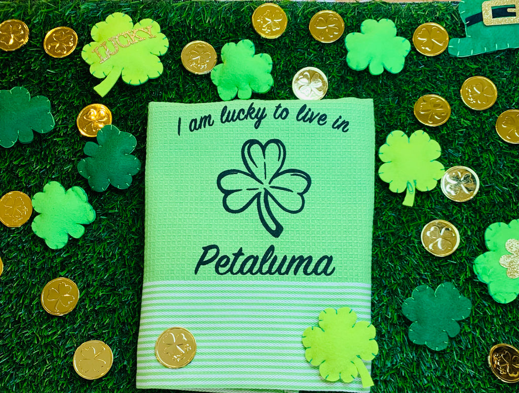 St Patrick’s Day Tea Towel -Petaluma