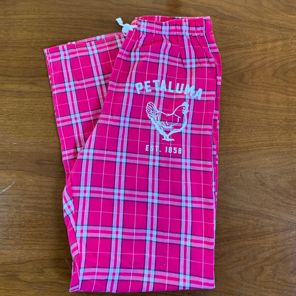 Women’s PJ Bottoms- Pink Plaid Pajama