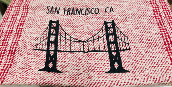 Luma Vintage San Francisco Golden Gate Bridge Tea Towel