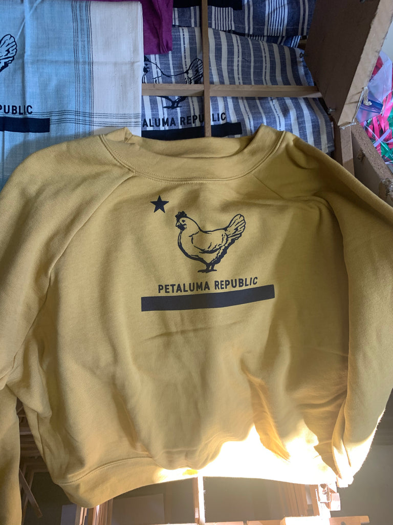Petaluma Republic Mustard Crop sweatshirt