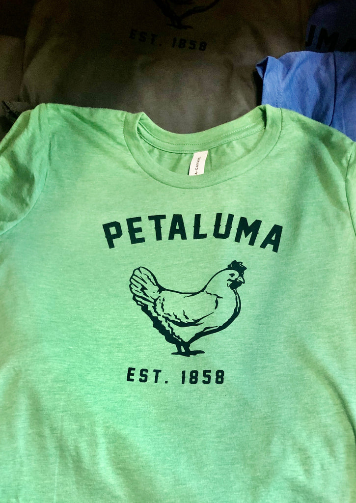 Green Kids Luma Vintage Petaluma Chicken Shirt