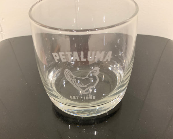 Petaluma Chicken Whiskey Glass 10 oz