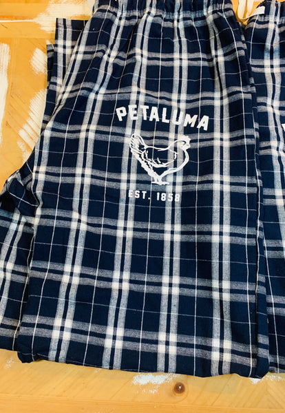 Men’s PJ Bottoms- Navy Plaid Pajama