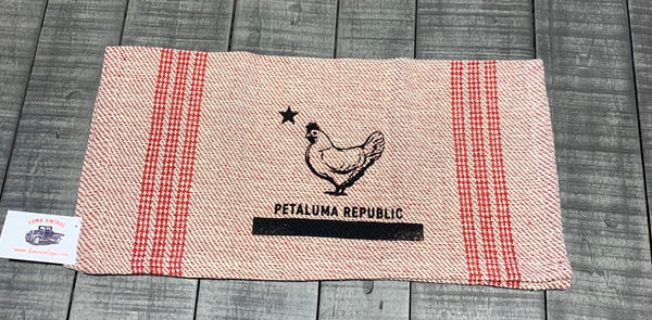 Petaluma Republic Tea Towel -Red Rustic